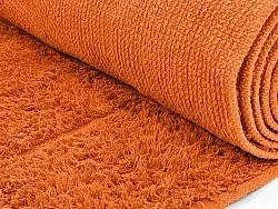 Pyöreä matot - Cremona Natural Cotton Shaggy (oranssi)