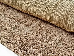 Ryijymatot - Ebba Natural Cotton Shaggy (ruskea)
