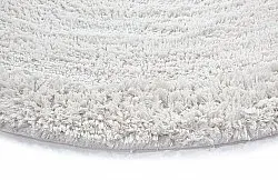 Pyöreä matot - Ebba Natural Cotton Shaggy (offwhite)
