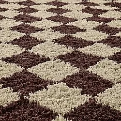 Ryijymatot - Elsey Natural Cotton Shaggy (beige/ruskea)