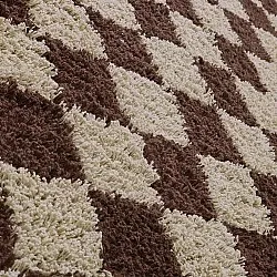Ryijymatot - Elsey Natural Cotton Shaggy (beige/ruskea)