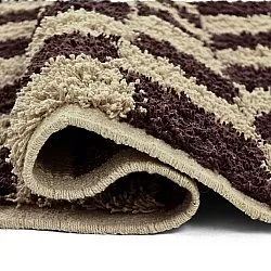 Ryijymatot - Elsey Natural Cotton Shaggy (beige/ruskea)