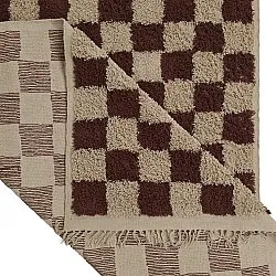 Ryijymatot - Elsey Natural Cotton Shaggy (beige/ruskea)