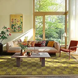 Ryijymatot - Elsey Natural Cotton Shaggy (keltainen/beige)