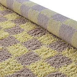 Ryijymatot - Elsey Natural Cotton Shaggy (keltainen/beige)