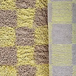 Ryijymatot - Elsey Natural Cotton Shaggy (keltainen/beige)