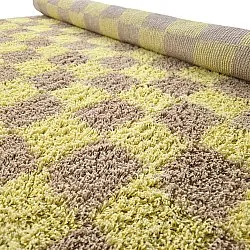 Ryijymatot - Elsey Natural Cotton Shaggy (keltainen/beige)