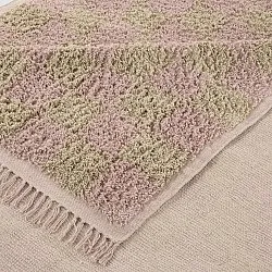 Ryijymatot - Elsey Natural Cotton Shaggy (pinkki/oranssi)