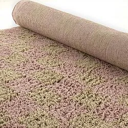 Ryijymatot - Elsey Natural Cotton Shaggy (pinkki/oranssi)