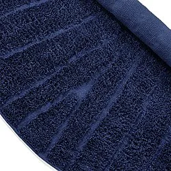 Pyöreä matot - Farley Natural Cotton Shaggy (sininen)