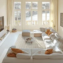 Ryijymatot - Farley Natural Cotton Shaggy (luonnonvalkoinen)