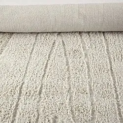 Ryijymatot - Farley Natural Cotton Shaggy (luonnonvalkoinen)