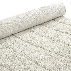 Pyöreä matot - Farley Natural Cotton Shaggy (luonnonvalkoinen)