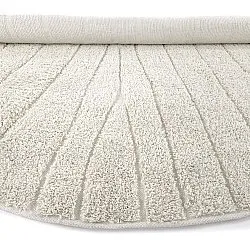 Pyöreä matot - Farley Natural Cotton Shaggy (luonnonvalkoinen)