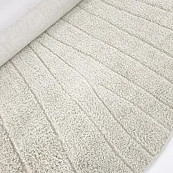 Pyöreä matot - Farley Natural Cotton Shaggy (luonnonvalkoinen)
