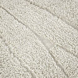 Pyöreä matot - Farley Natural Cotton Shaggy (luonnonvalkoinen)