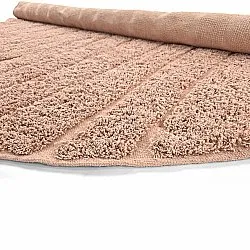 Pyöreä matot - Farley Natural Cotton Shaggy (vaaleanpunainen)