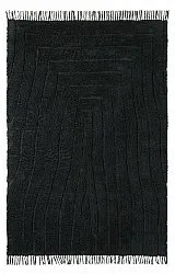 Ryijymatot - Farley Natural Cotton Shaggy (musta)