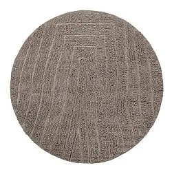 Pyöreä matot - Farley Natural Cotton Shaggy (taupe)