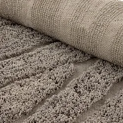 Pyöreä matot - Farley Natural Cotton Shaggy (taupe)