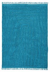 Ryijymatot - Farley Natural Cotton Shaggy (turkoosi)
