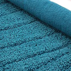 Pyöreä matot - Farley Natural Cotton Shaggy (turkoosi)