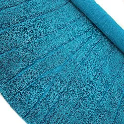 Pyöreä matot - Farley Natural Cotton Shaggy (turkoosi)