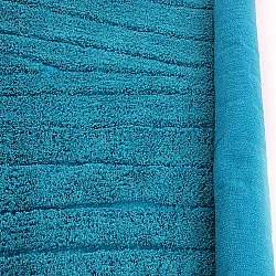 Pyöreä matot - Farley Natural Cotton Shaggy (turkoosi)