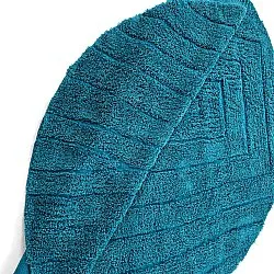 Pyöreä matot - Farley Natural Cotton Shaggy (turkoosi)