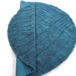 Pyöreä matot - Farley Natural Cotton Shaggy (turkoosi)