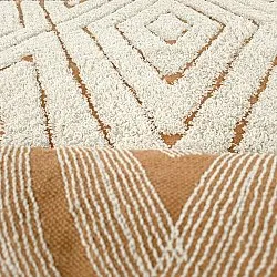 Ryijymatot - Holwell Natural Cotton Shaggy (luonnonvalkoinen/ruskea)