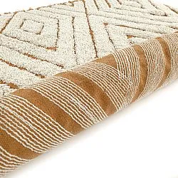 Ryijymatot - Holwell Natural Cotton Shaggy (luonnonvalkoinen/ruskea)