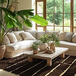 Ryijymatot - Ikara Natural Cotton Shaggy (ruskea)