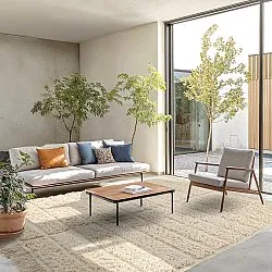 Ryijymatot - Ikara Natural Cotton Shaggy (kerma)