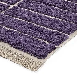 Ryijymatot - Ikara Natural Cotton Shaggy (violetti)
