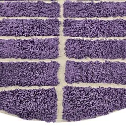 Pyöreät matot - Ikara Natural Cotton Shaggy (violetti)