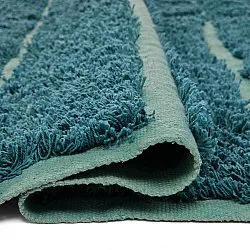 Ryijymatot - Ikara Natural Cotton Shaggy (turkoosi)