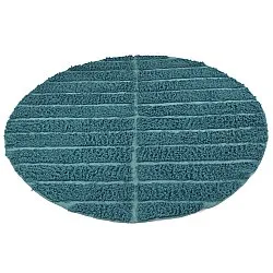 Pyöreät matot - Ikara Natural Cotton Shaggy (turkoosi)