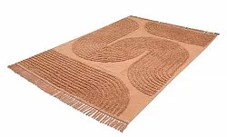 Ryijymatot - Jovie Natural Cotton Shaggy (terrakotta)