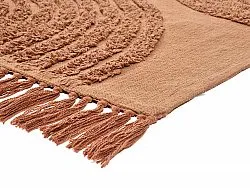 Ryijymatot - Jovie Natural Cotton Shaggy (terrakotta)