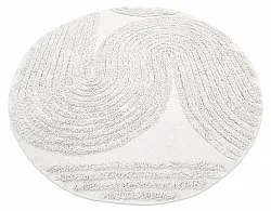 Pyöreä matot - Jovie Natural Cotton Shaggy (offwhite)