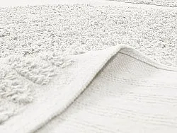 Pyöreä matot - Jovie Natural Cotton Shaggy (offwhite)