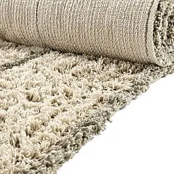 Ryijymatot - Kairi Natural Cotton Shaggy (beige/tape)