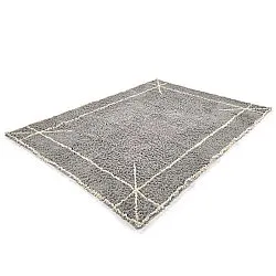 Ryijymatot - Kairi Natural Cotton Shaggy (harmaa/beige)