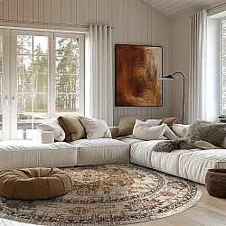 Pyöreät matot - Siliana (beige)