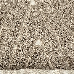 Ryijymatot - Kindon Natural Cotton Shaggy (beige/valkoinen)