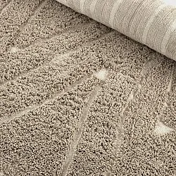 Ryijymatot - Kindon Natural Cotton Shaggy (beige/valkoinen)