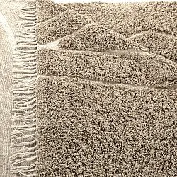 Ryijymatot - Kindon Natural Cotton Shaggy (beige/valkoinen)