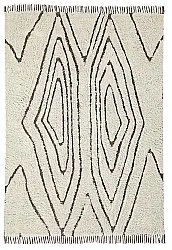 Ryijymatot - Kindon Natural Cotton Shaggy (luonnonvalkoinen/ruskea)