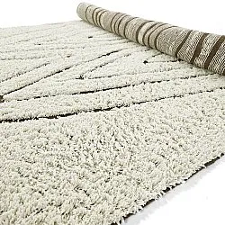 Ryijymatot - Kindon Natural Cotton Shaggy (luonnonvalkoinen/ruskea)
